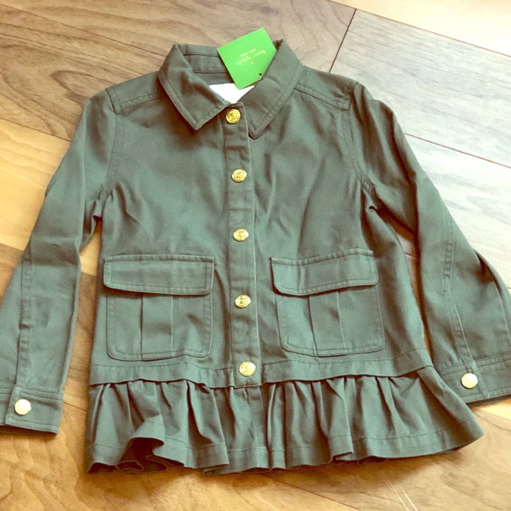 Kate spade girls army jacket